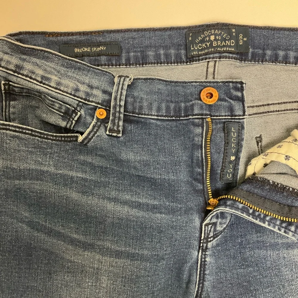 Lucky Brand Brooke Skinny Jeans | Size 10/30 Regular - Picture 5 of 7